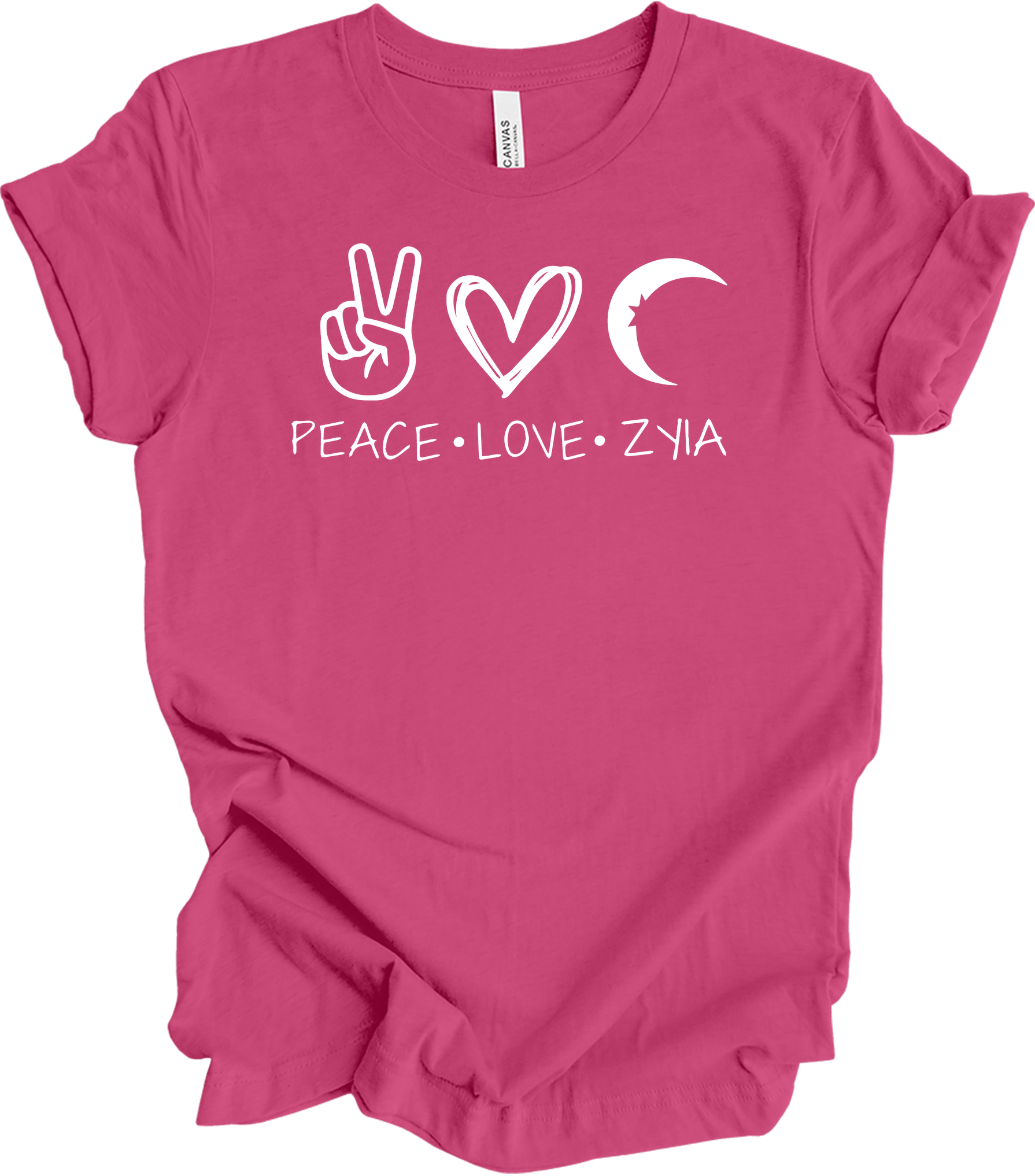 Peace Love Zyia Representative Independent Active Rep T-Shirt in Berry