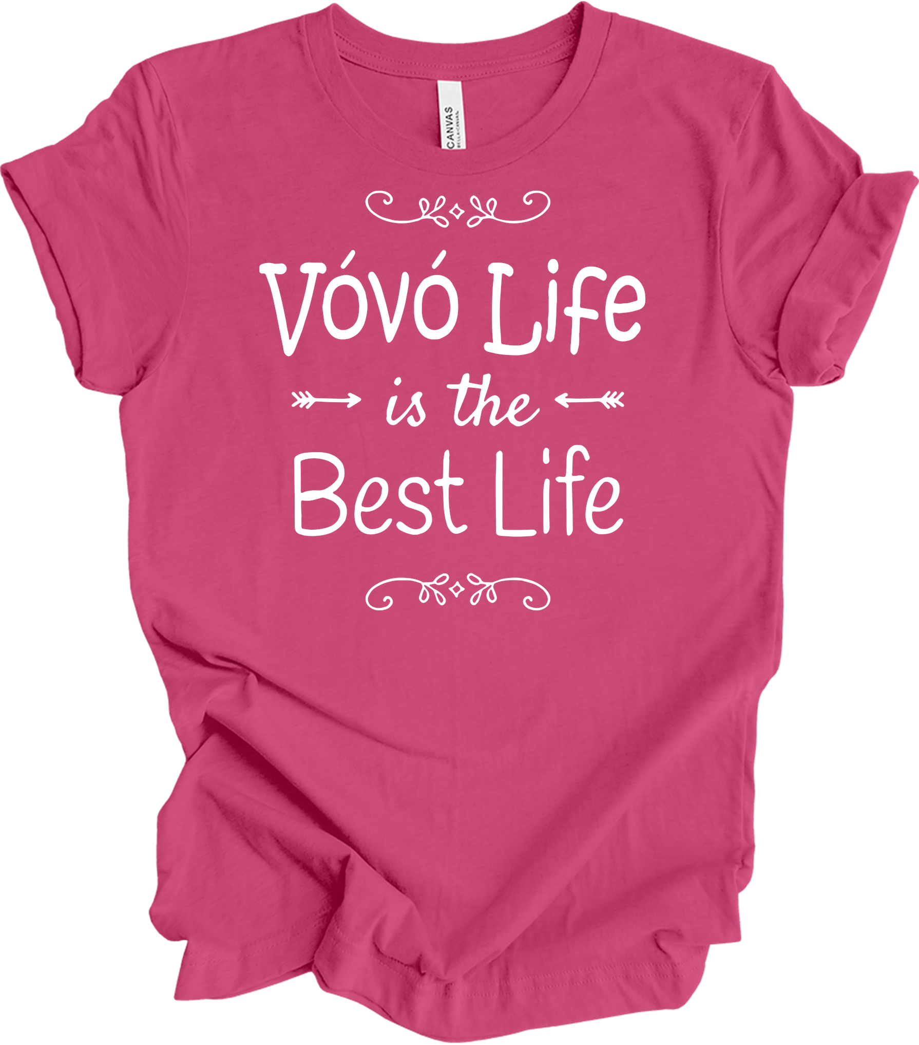 Vovó Life Best Life T-Shirt in Berry