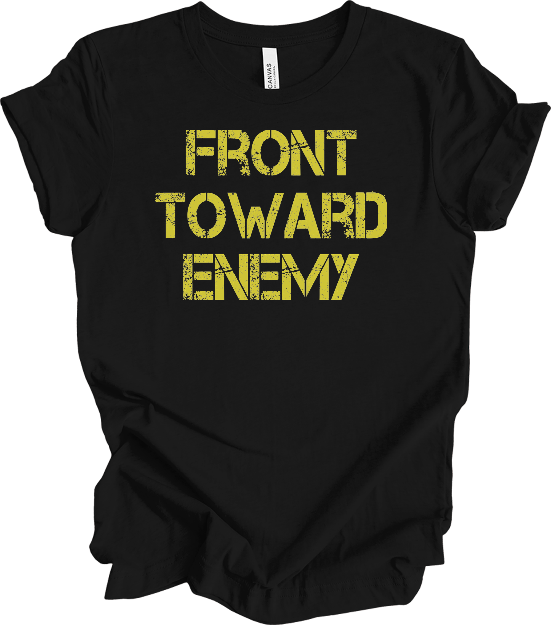 Front Toward Enemy T-Shirt in Black