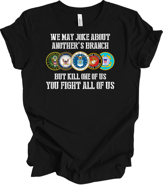 US Military Unity T-Shirt in Black