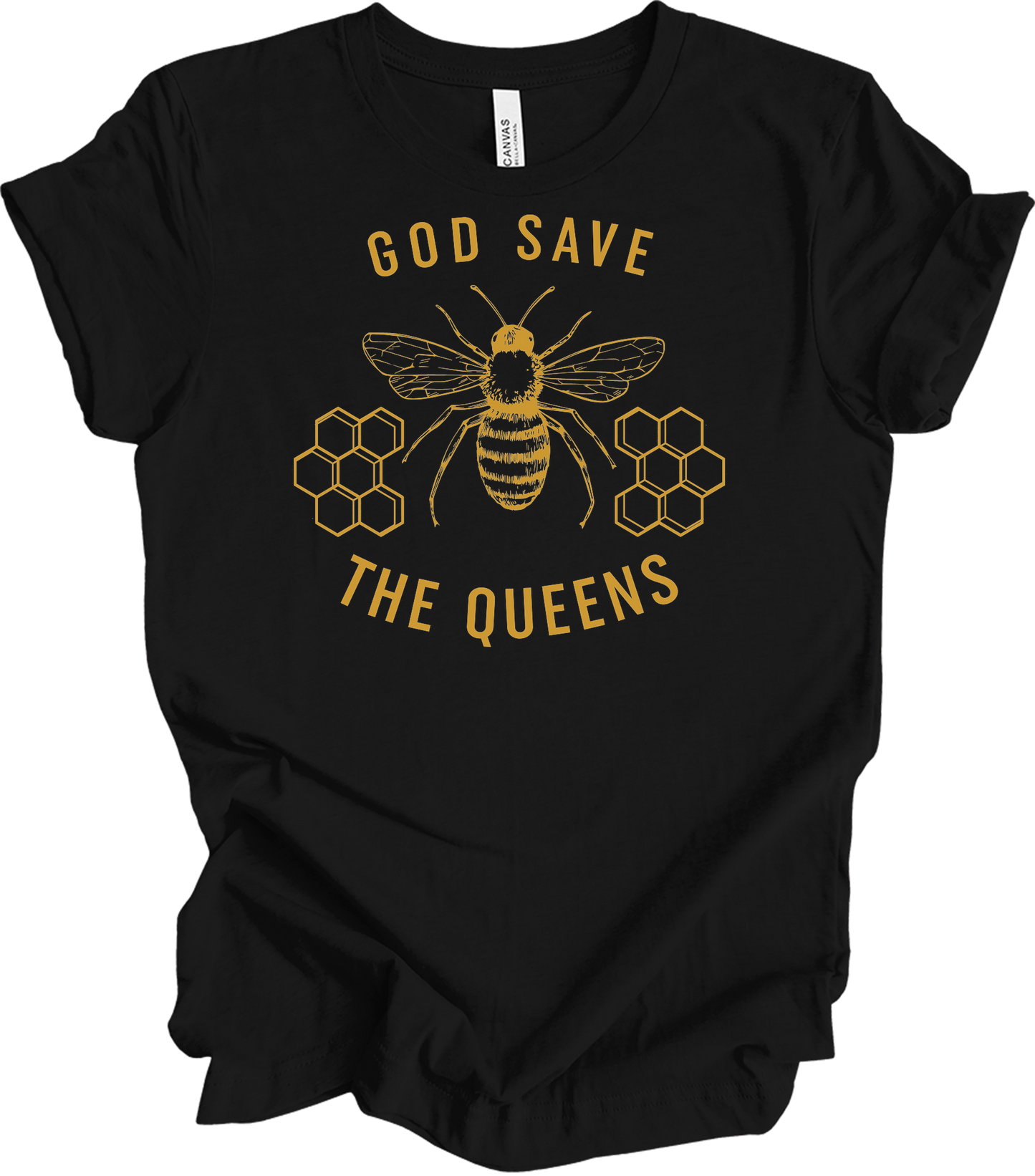God Save the Queens T-Shirt in Black