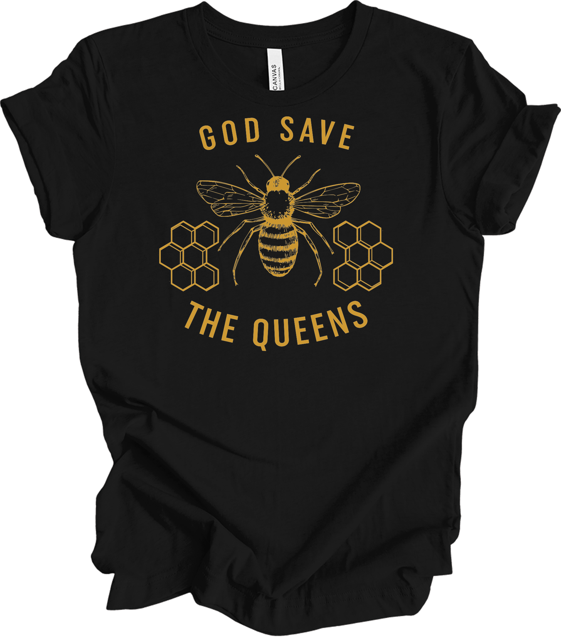 God Save the Queens T-Shirt in Black