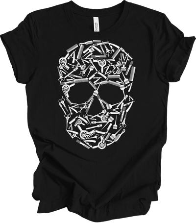 Hair Stylist Skull Tee Unisex