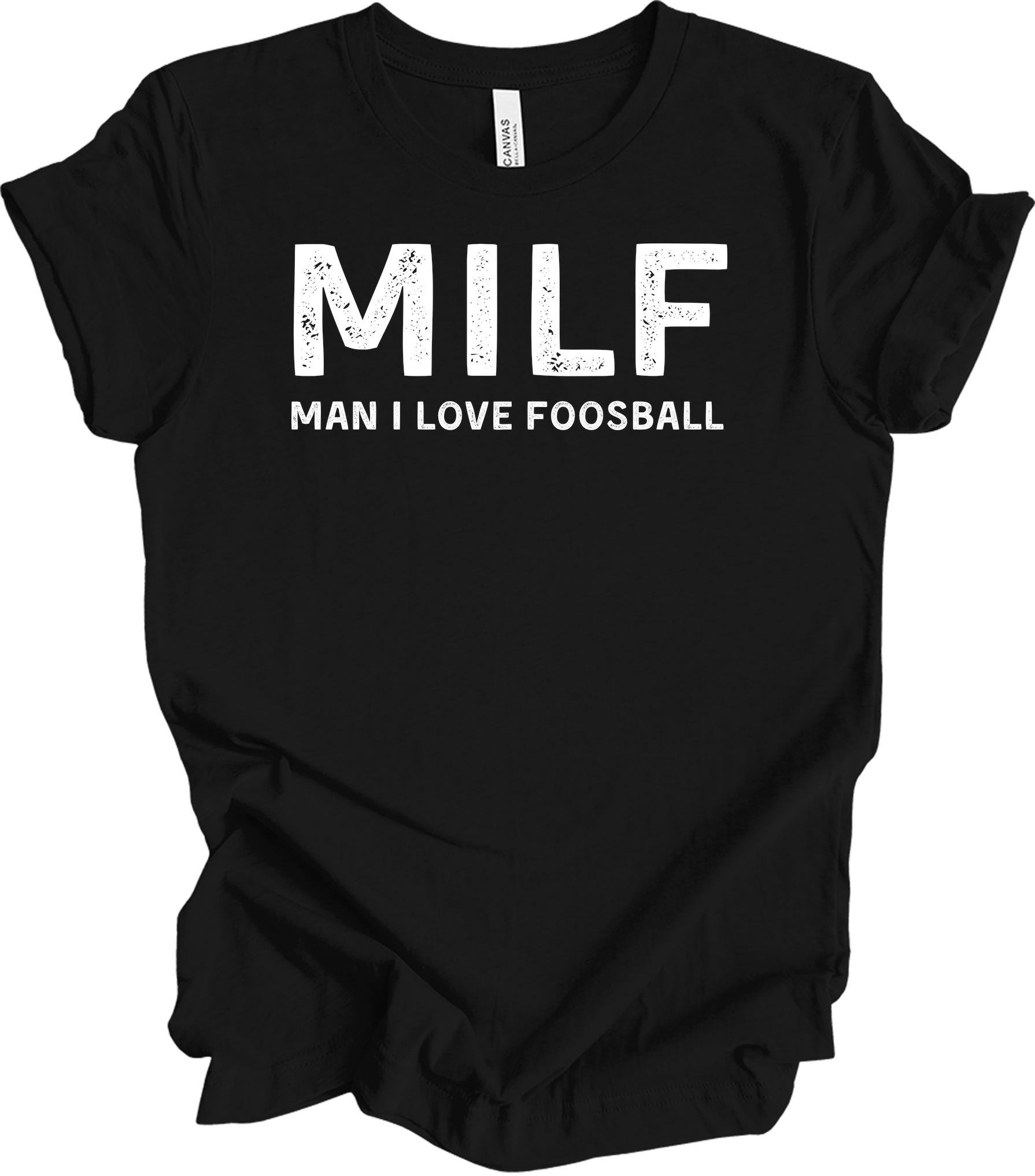MILF Man I Love Foosball T-Shirt in Black