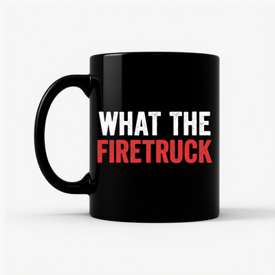 What The Firetruck Mug