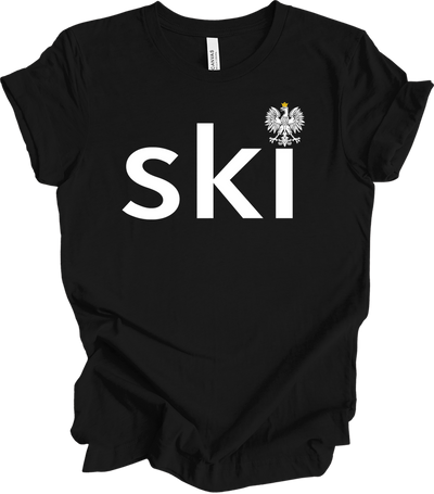 Ski Polish Surname - Polish Eagle Heritage T-Shirt