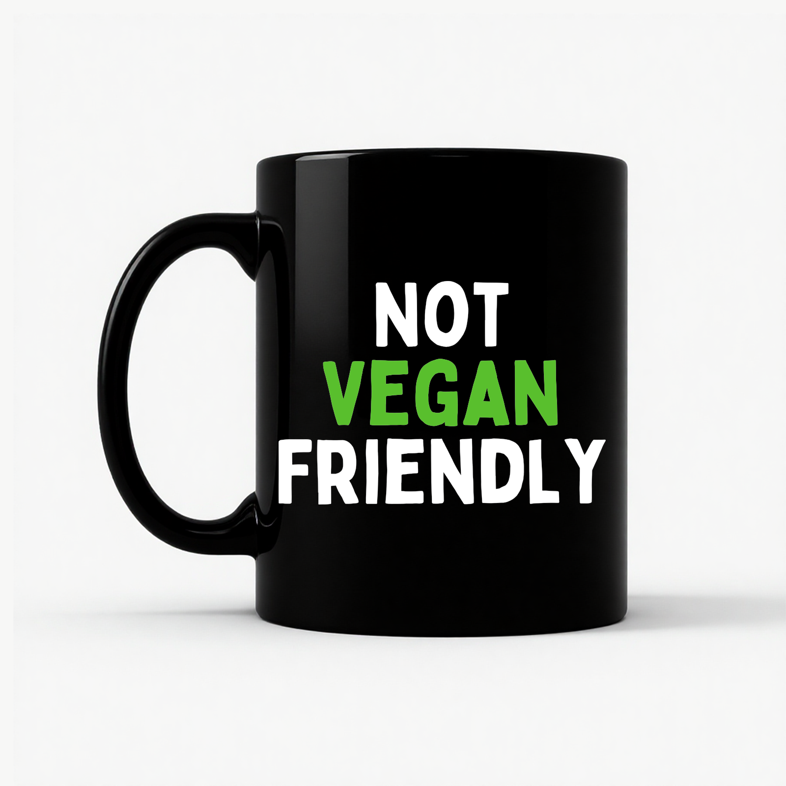 Not Vegan Friendly Meat Lover Mug in Black