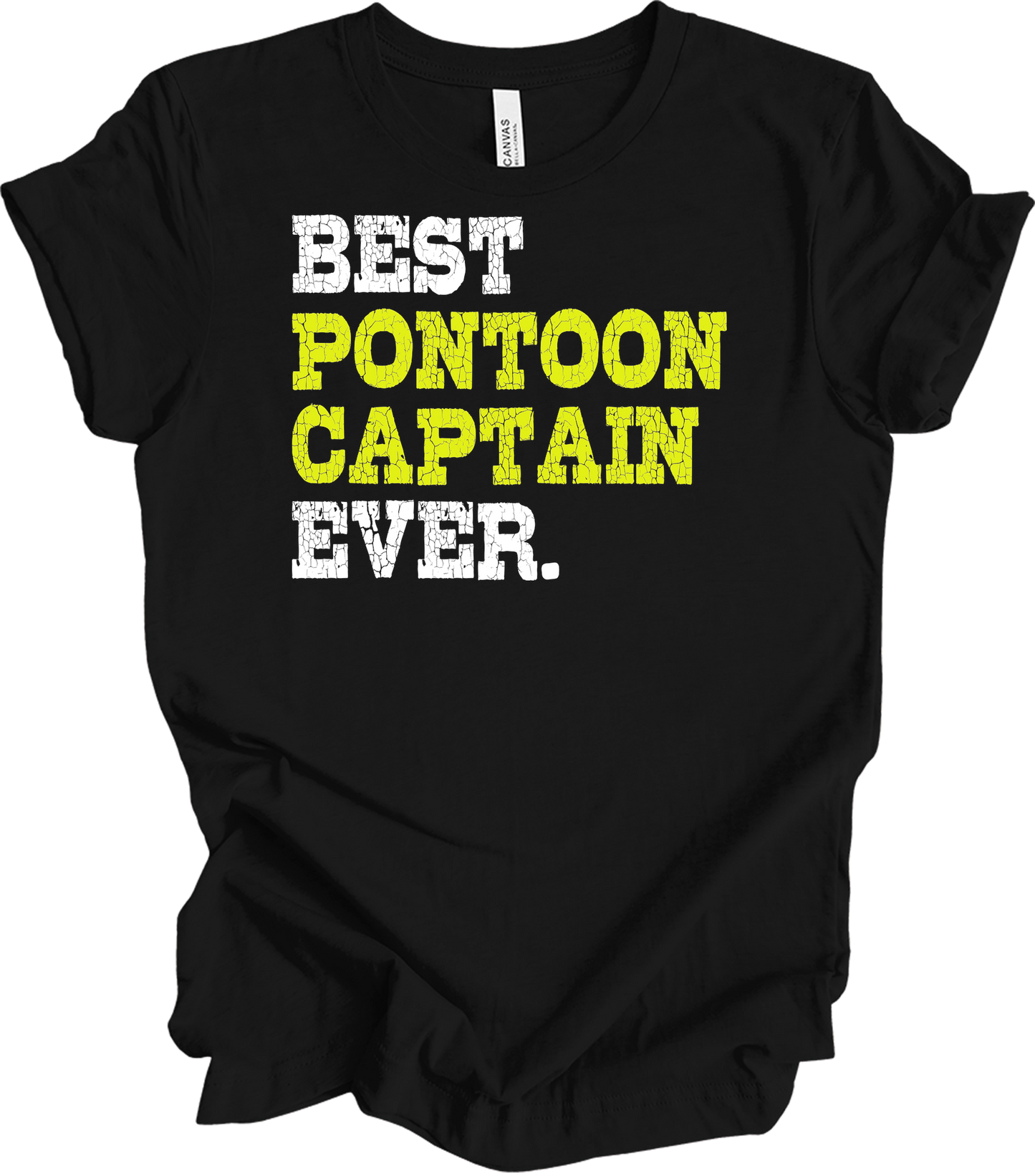 Best Pontoon Captain Ever T-Shirt in Black
