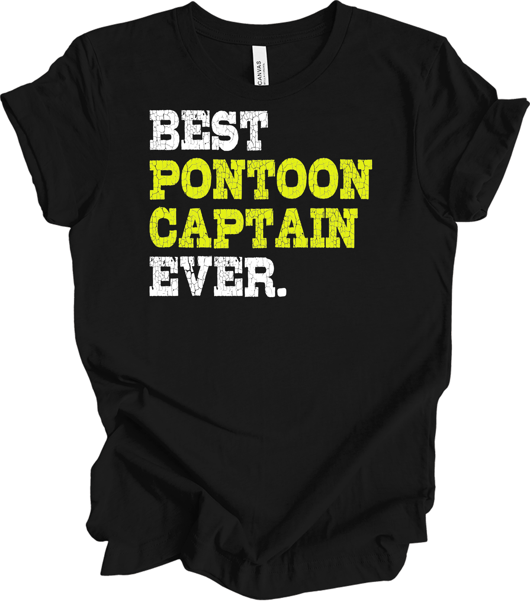 Best Pontoon Captain Ever T-Shirt in Black
