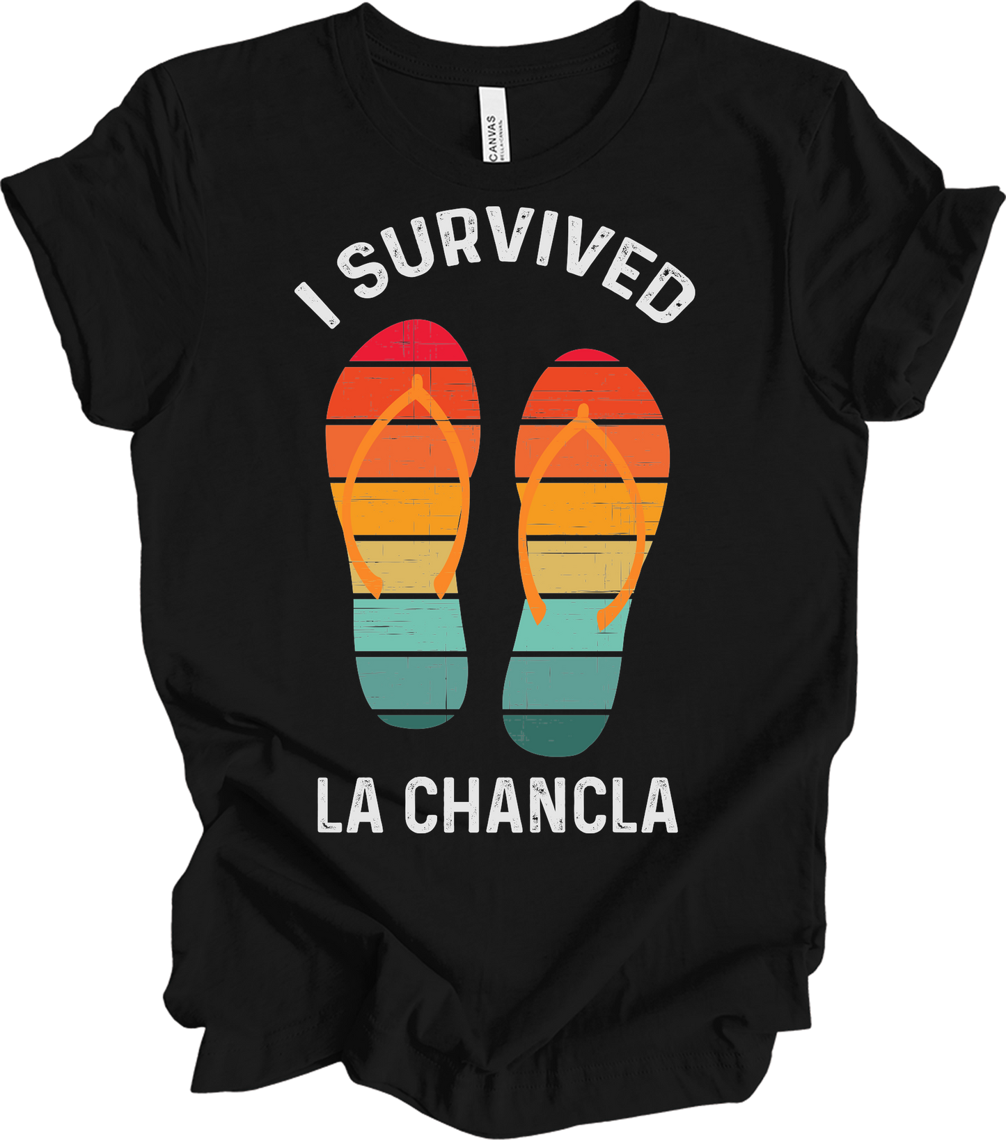I Survived La Chancla T-Shirt in Black
