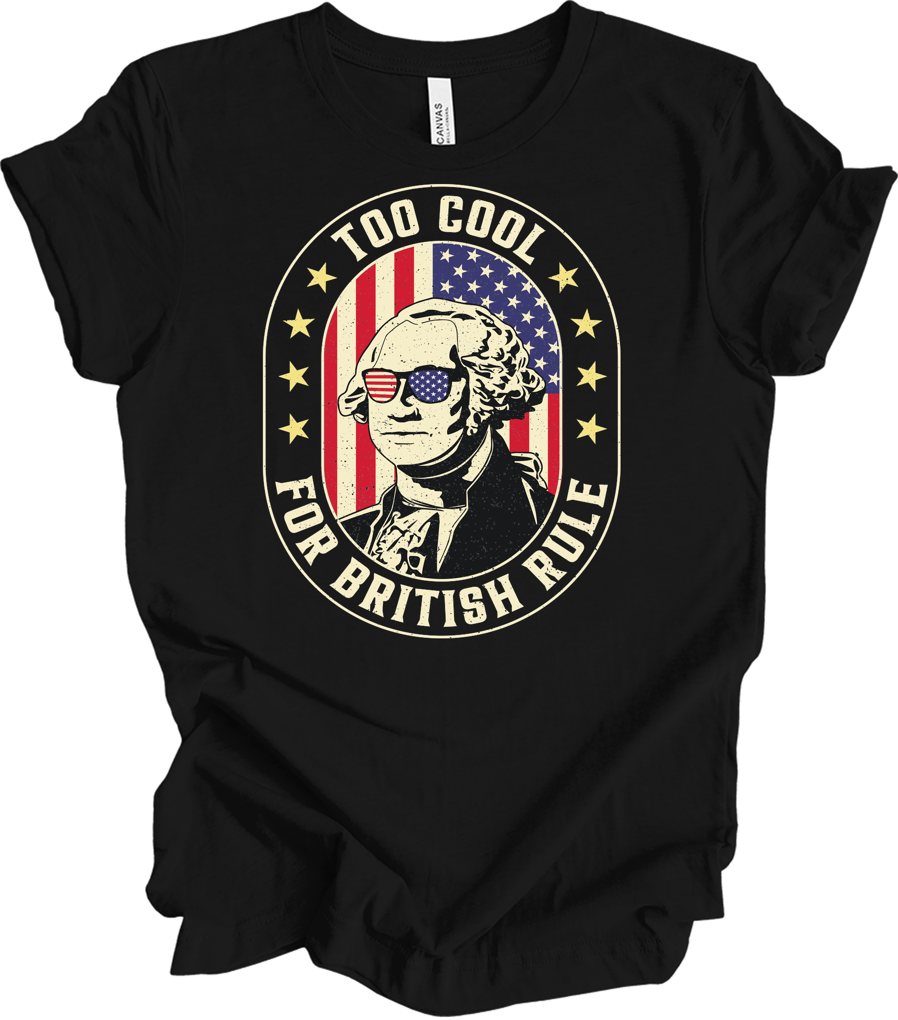 Too Cool for British Rule Mug in Black