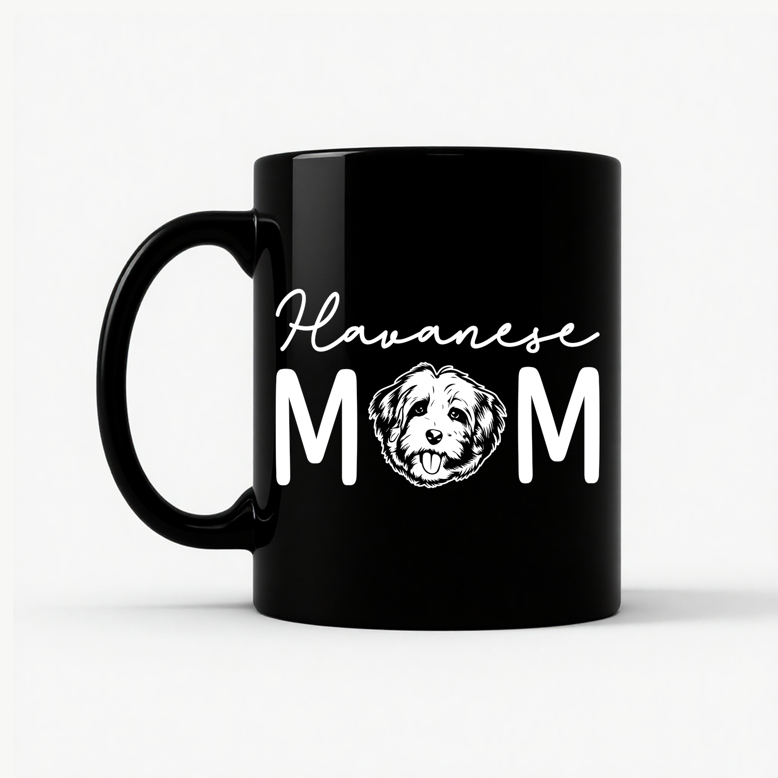 Havanese Mom Dog Lover Mug in Black