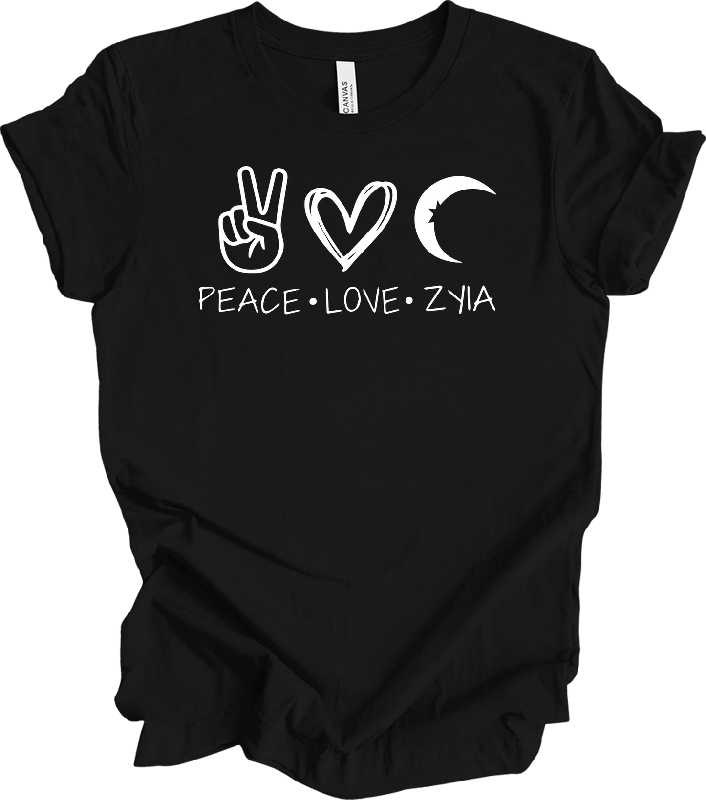 Peace Love Zyia Representative Independent Active Rep T-Shirt in Black
