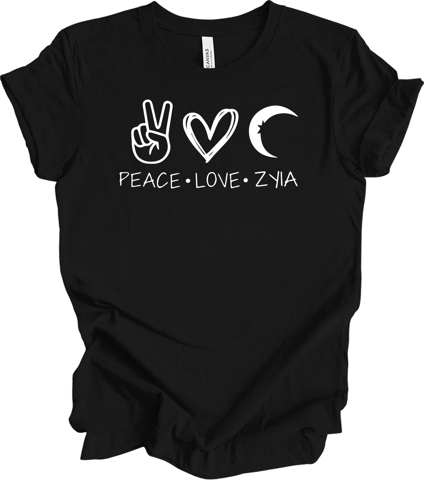 Peace Love Zyia Representative Independent Active Rep T-Shirt in Black