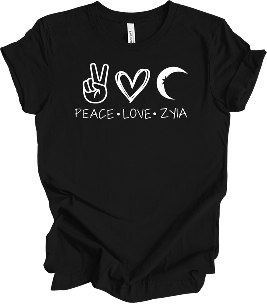 Peace Love Zyia Representative Independent Active Rep T-Shirt in Black