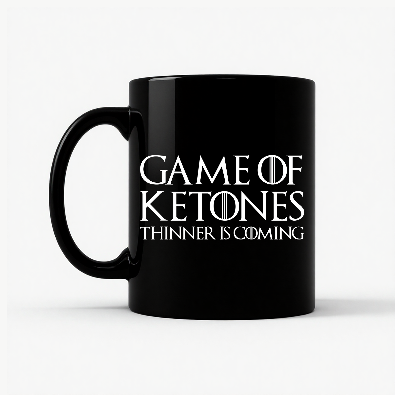 Game of Ketones Mug in Black