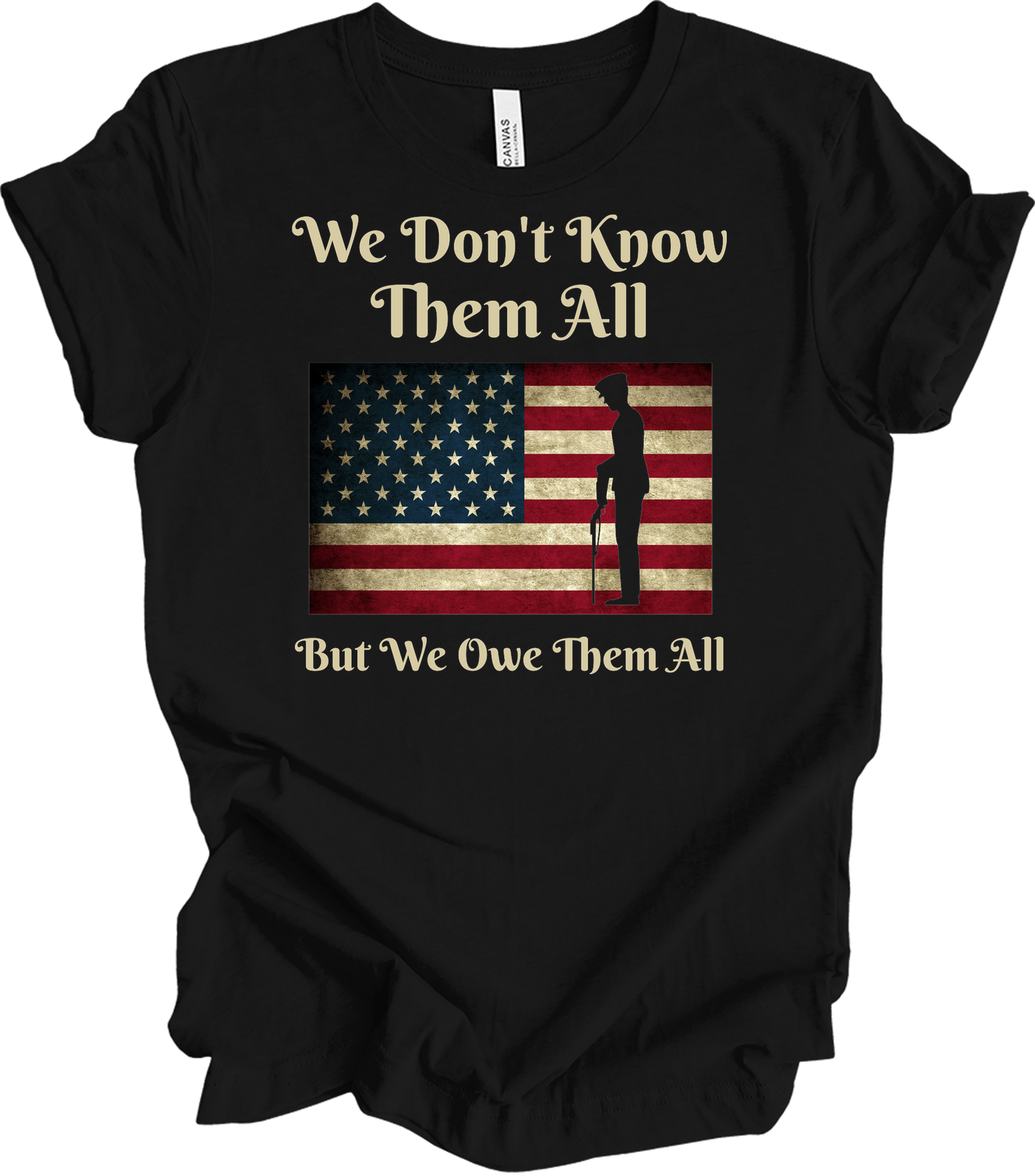 We Owe Them All T-Shirt in Black