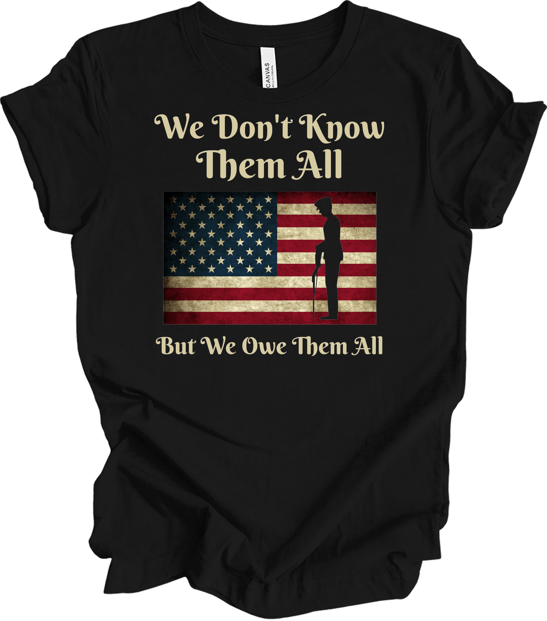 We Owe Them All T-Shirt in Black