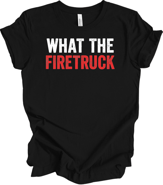 What The Firetruck T-Shirt in Black