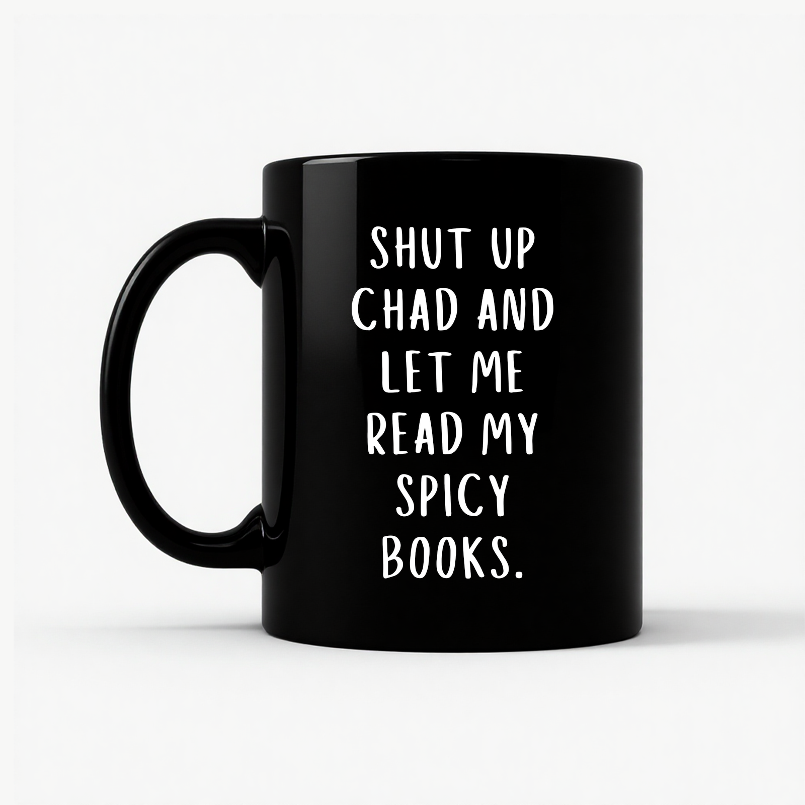 Spicy Books Reading Mug in Black