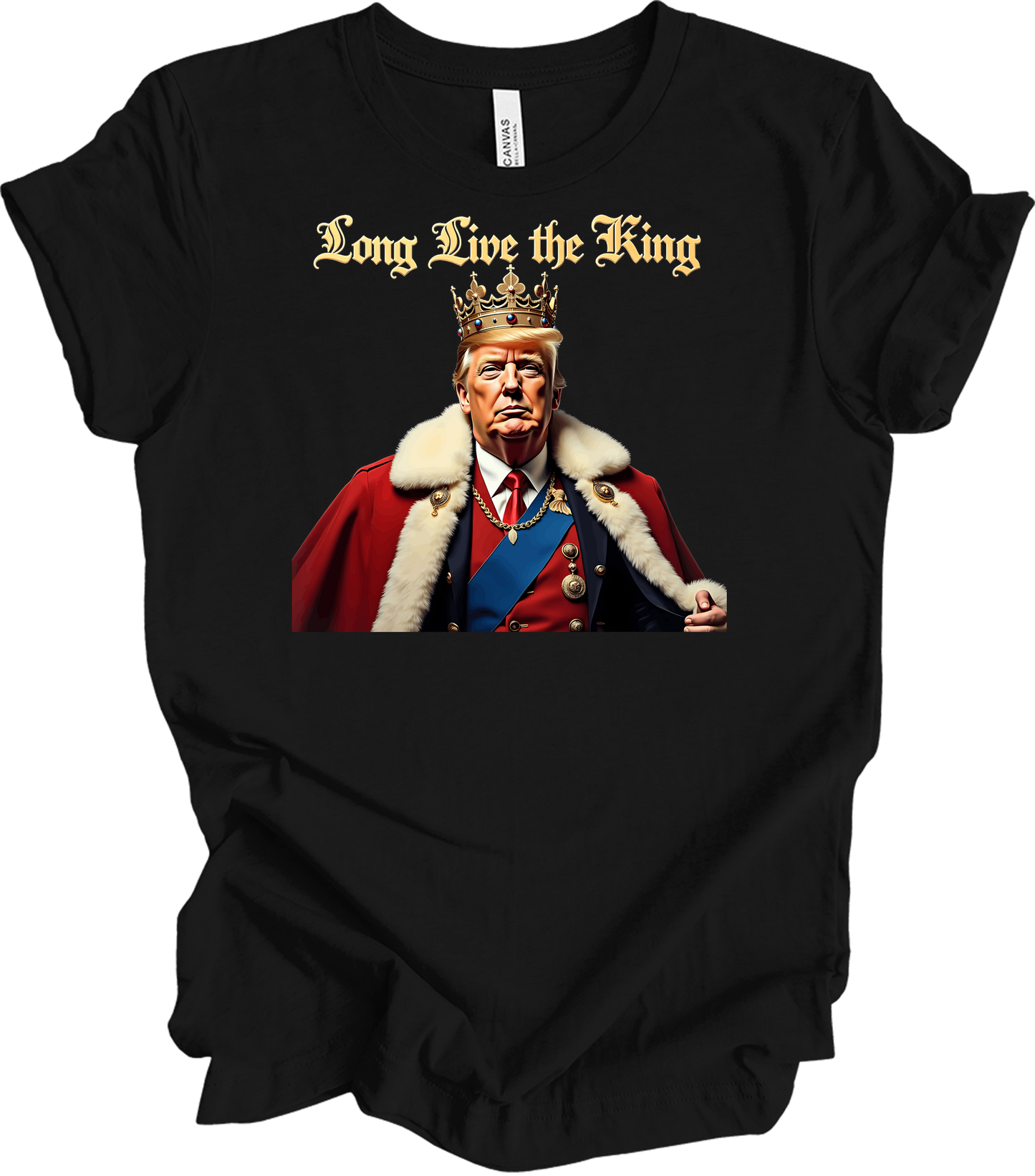 Trump King - Long Live the King T-Shirt in Black