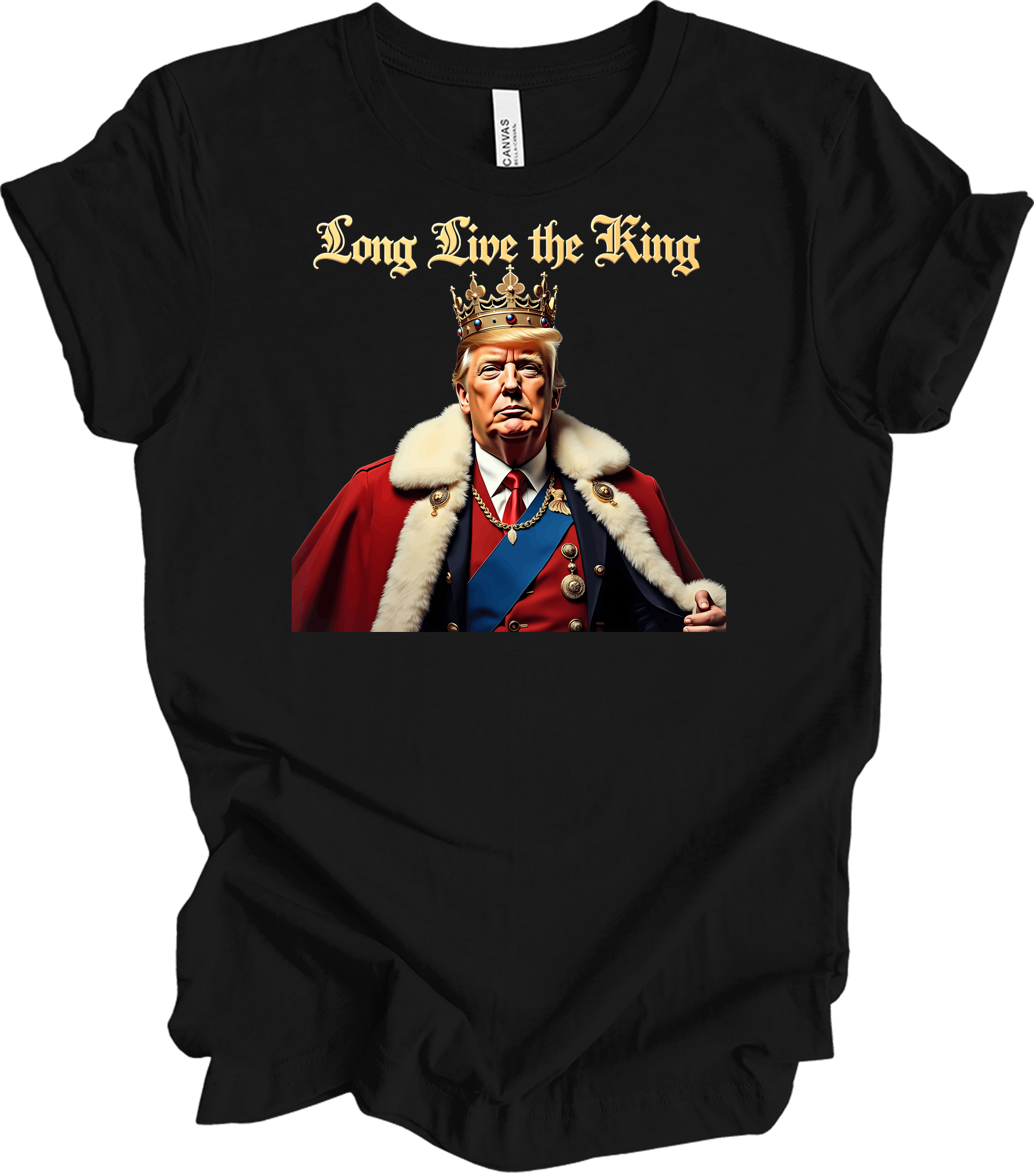 Trump King - Long Live the King T-Shirt in Black