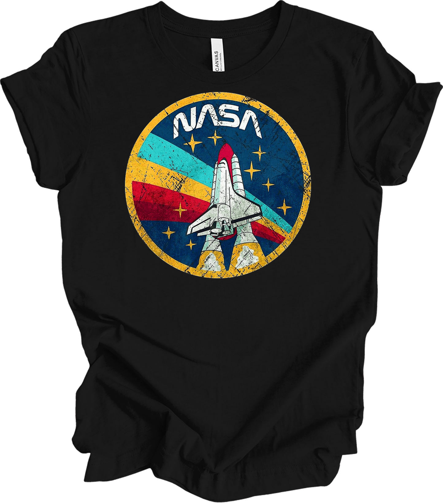 NASA Vintage Shuttle T-Shirt in Black