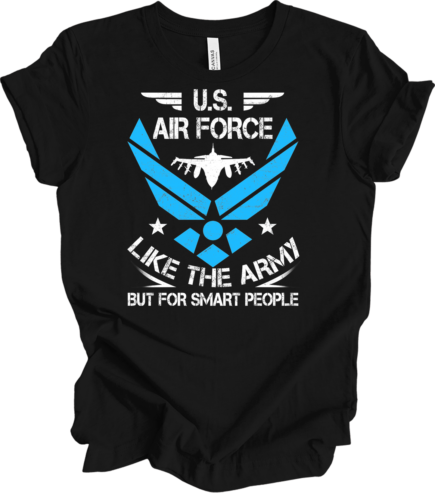 U.S. Air Force - Smart People T-Shirt in Black