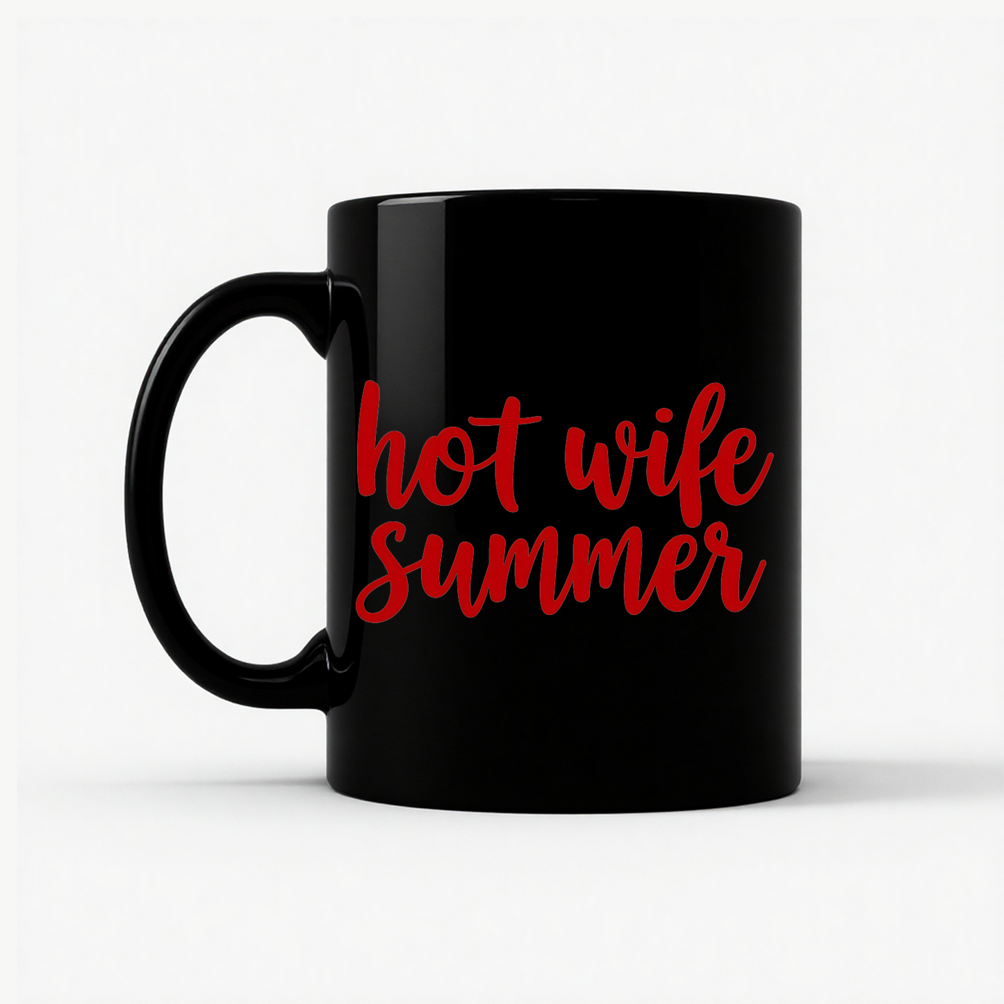 Hot Wife Summer - Fun & Stylish Mug in Black