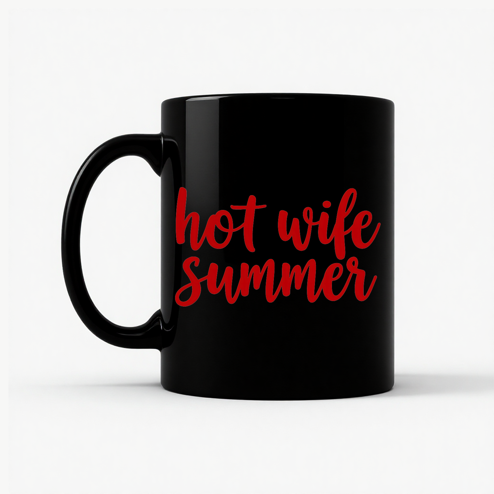 Hot Wife Summer - Fun & Stylish Mug in Black