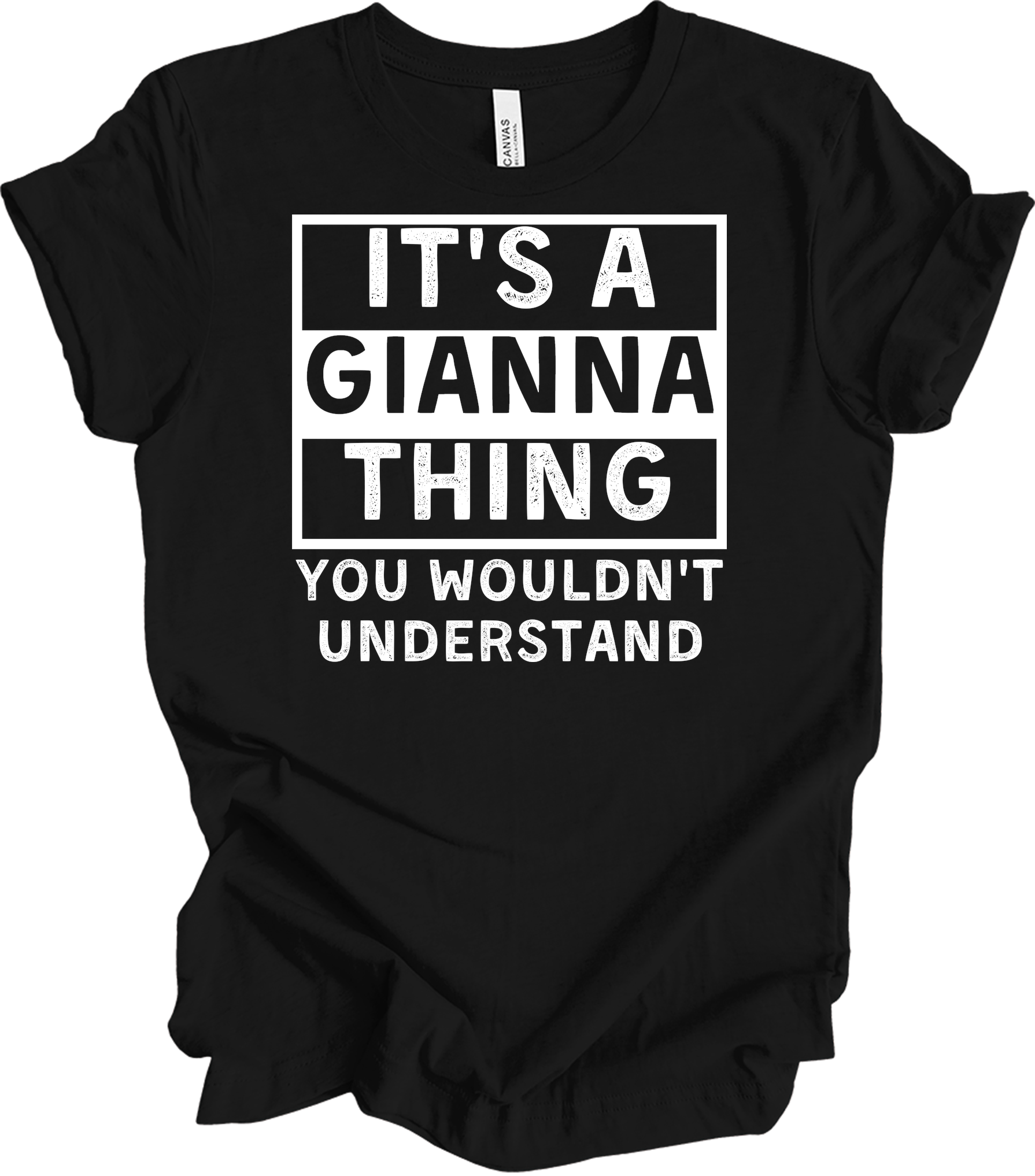 Gianna Thing You Wouldn't Understand T-Shirt in Black