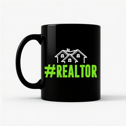#Realtor for Real Estate Pros Mug in Black