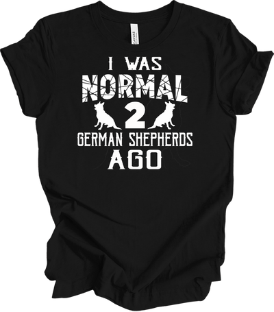Normal 2 German Shepherds Ago Tee