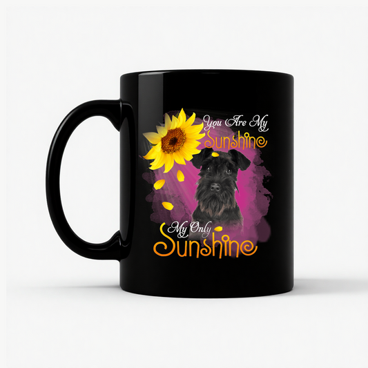 Schnauzer Sunshine - Unisex Mug in Black