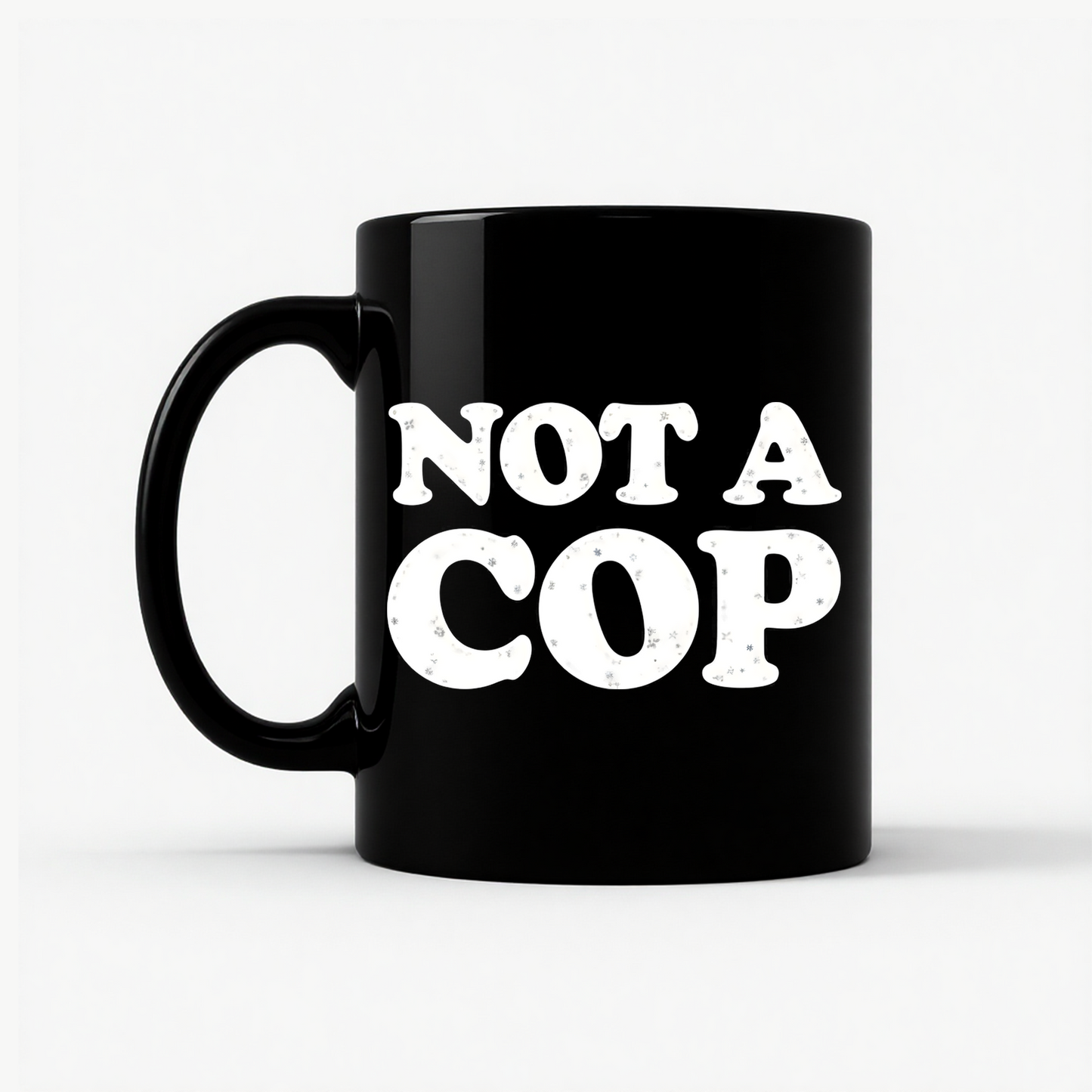 Funny 'Not A Cop' - Upstate NY Noco Mug in Black