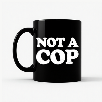 Funny 'Not A Cop' Mug - Upstate NY Noco