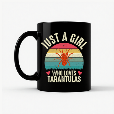 Girl Who Loves Tarantulas Mug