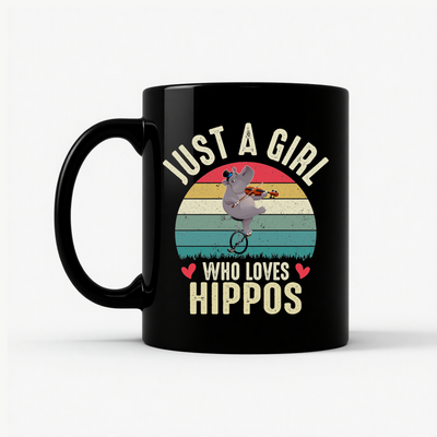 Just A Girl Who Loves Hippos Mug
