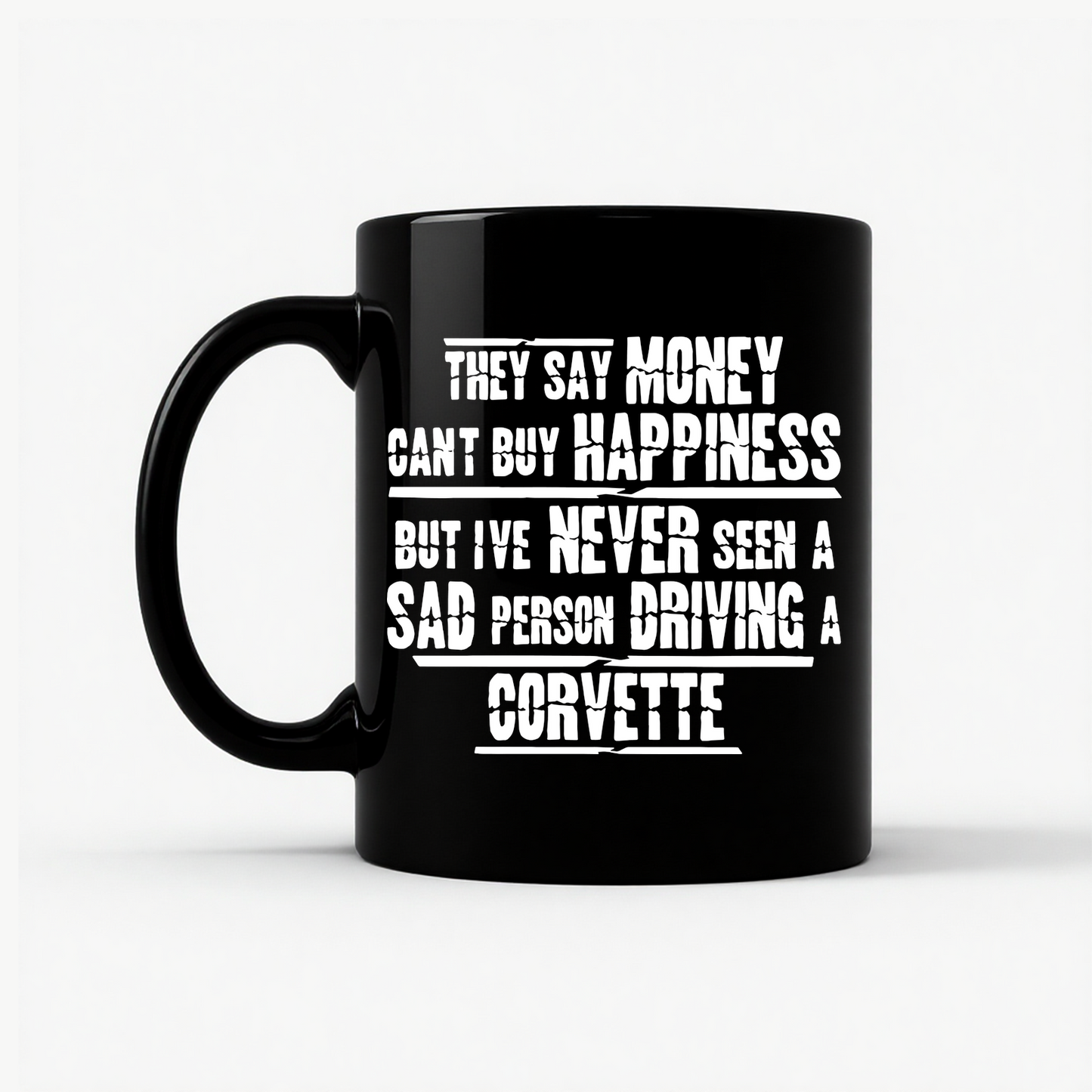 Funny Corvette Owner Pro Tips - Car Enthusiast Gift Mug in Black