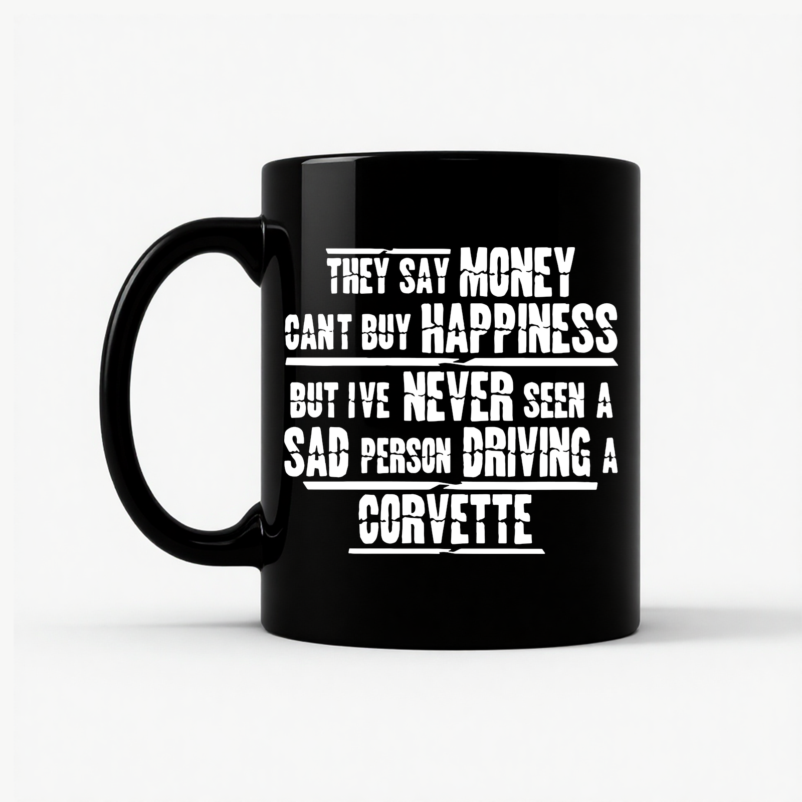 Funny Corvette Owner Pro Tips - Car Enthusiast Gift Mug in Black