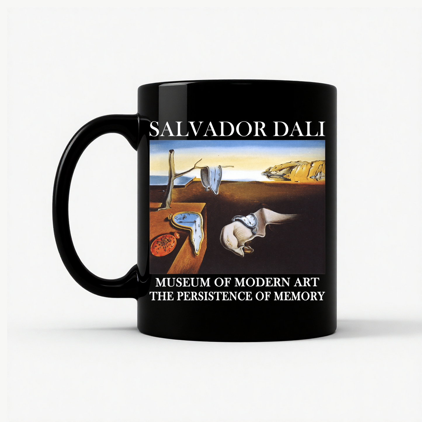 Dali Persistence of Memory Mug in Black