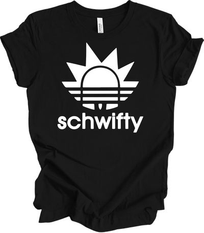 Schwifty Rick and Morty Logo Tee