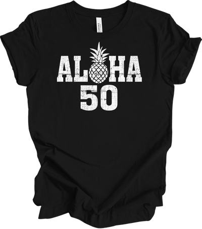Aloha 50 Pineapple Tee