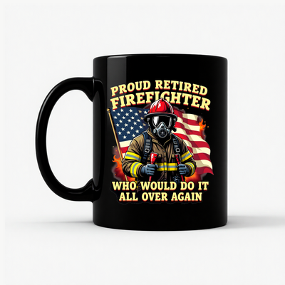 Proud Retired Firefighter Mug