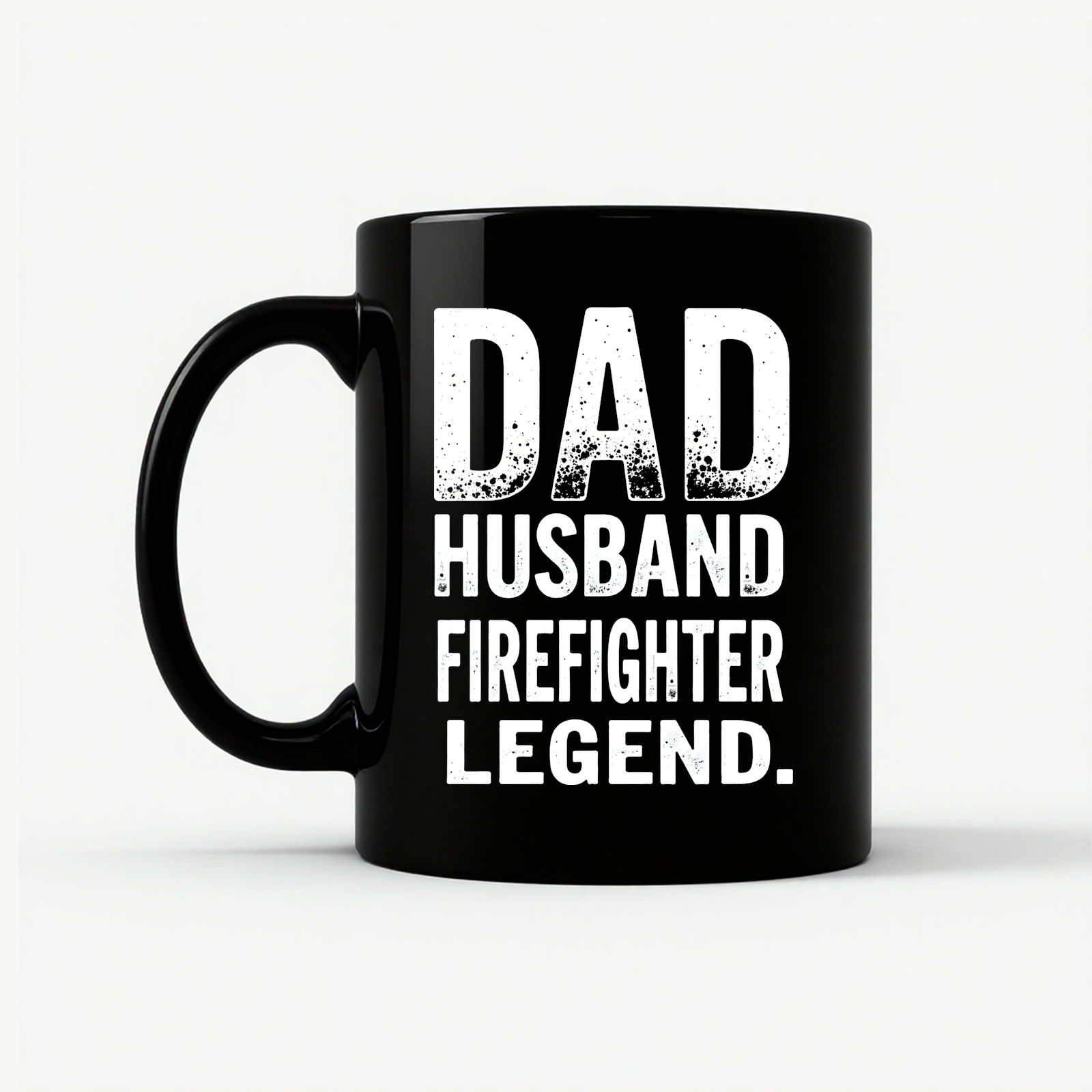 Firefighter Legend Gift Mug in Black
