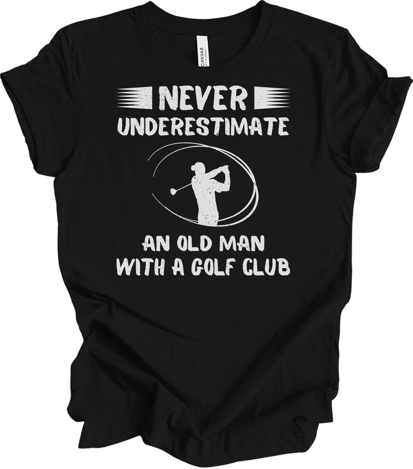 Old Man Golf Club T-Shirt in Black