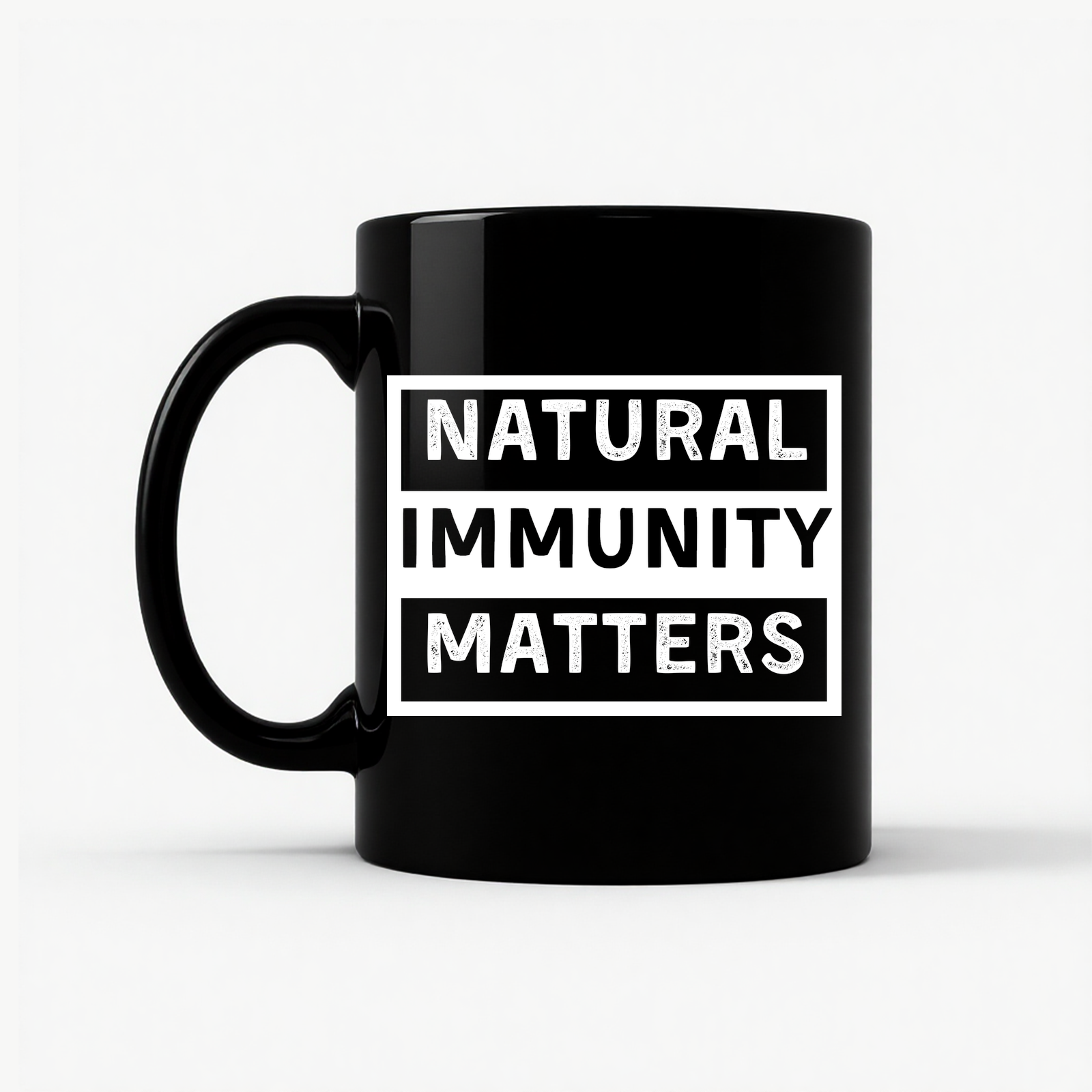 Natural Immunity Matters Mug in Black