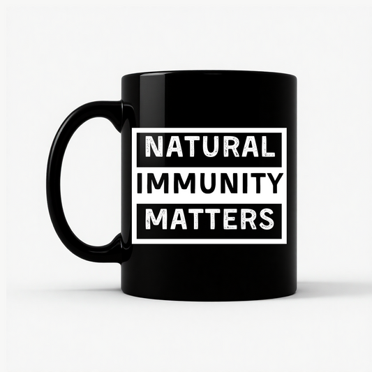 Natural Immunity Matters Mug in Black