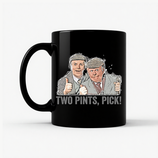 Still Game Two Pints Pick Mug in Black