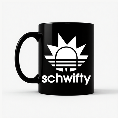 Schwifty Rick and Morty Logo Mug